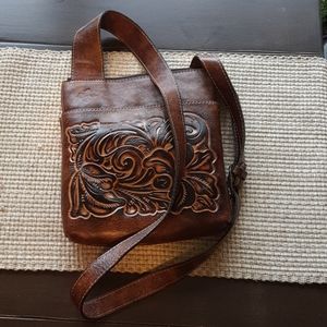 Patricia Nash Leather Crossbody bag